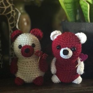 Amigurumi Beautiful bear for the season